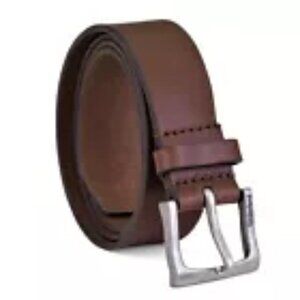 Men's Timberland Top Grain Leather 35mm Classic Jean Belt - Dark Brown - 32 -NWT